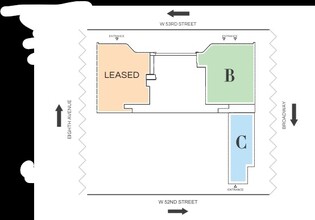 242 W 53rd St, New York, NY à louer Plan d’étage– Image 2 sur 2