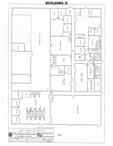 101 Bell Rd, Montgomery, AL à louer - Plan d’étage – Image 3 sur 4