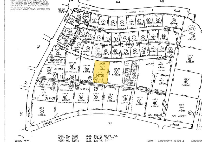 14352 Franklin Ave, Tustin, CA à louer - Plan cadastral – Image 3 sur 10