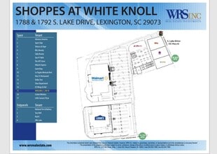 1788 S Lake Dr, Lexington, SC à louer Plan de site– Image 1 sur 1