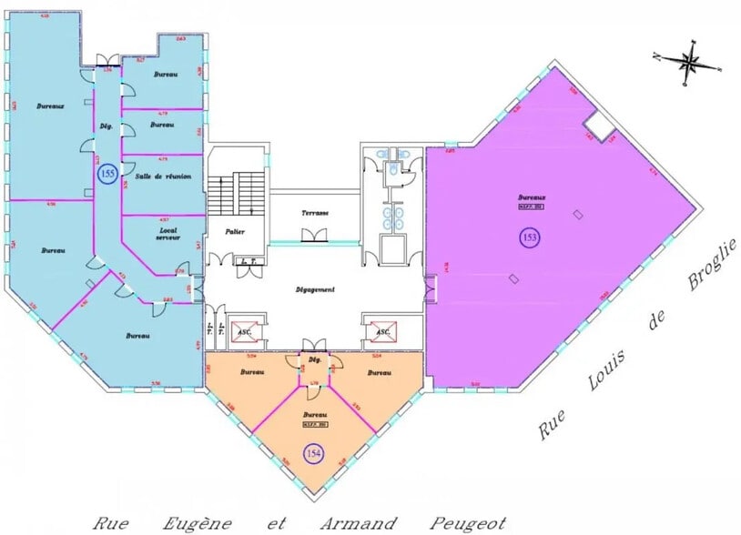 8 Rue Eugène Et Armand Peugeot, Rueil-Malmaison à louer - Plan d’étage – Image 2 sur 3