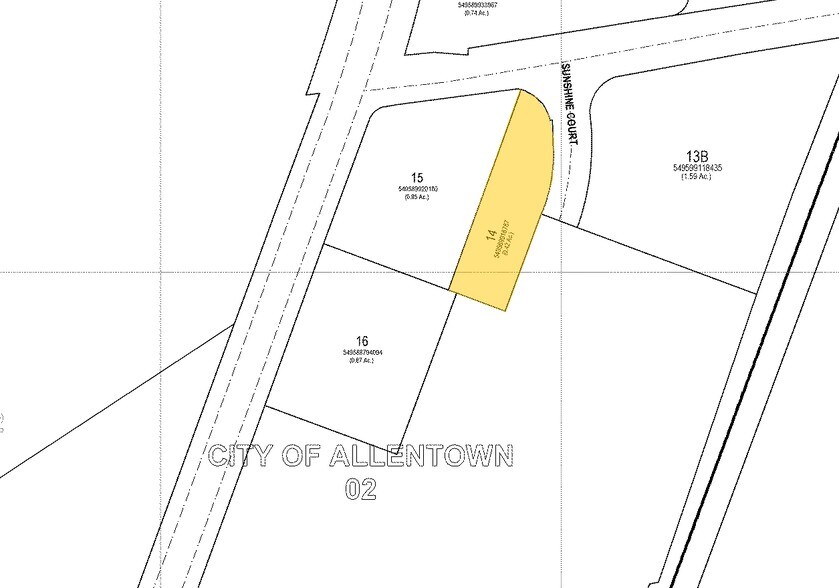 2020 Downyflake Ln, Allentown, PA à louer - Plan cadastral – Image 2 sur 6