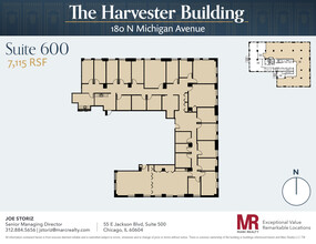 180 N Michigan Ave, Chicago, IL à louer Plan d’étage– Image 1 sur 17