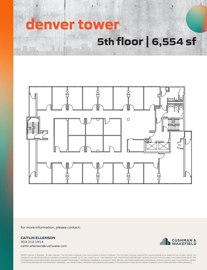 1905 Sherman St, Denver, CO à louer Plan d’étage– Image 1 sur 1