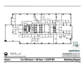 10 10th St, Atlanta, GA à louer Plan d’étage– Image 1 sur 1