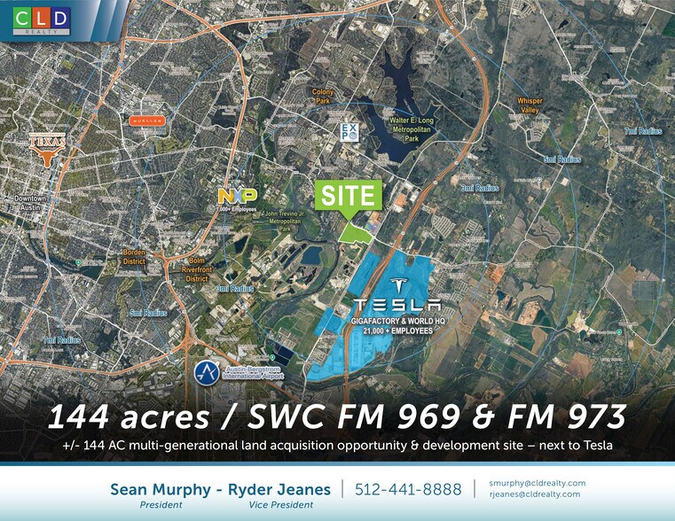 SWC of FM 969 & FM 973, Austin, TX à vendre - Photo principale – Image 1 sur 1