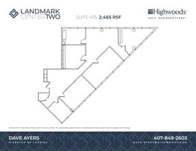 225 E Robinson St, Orlando, FL à louer Plan de site– Image 1 sur 1