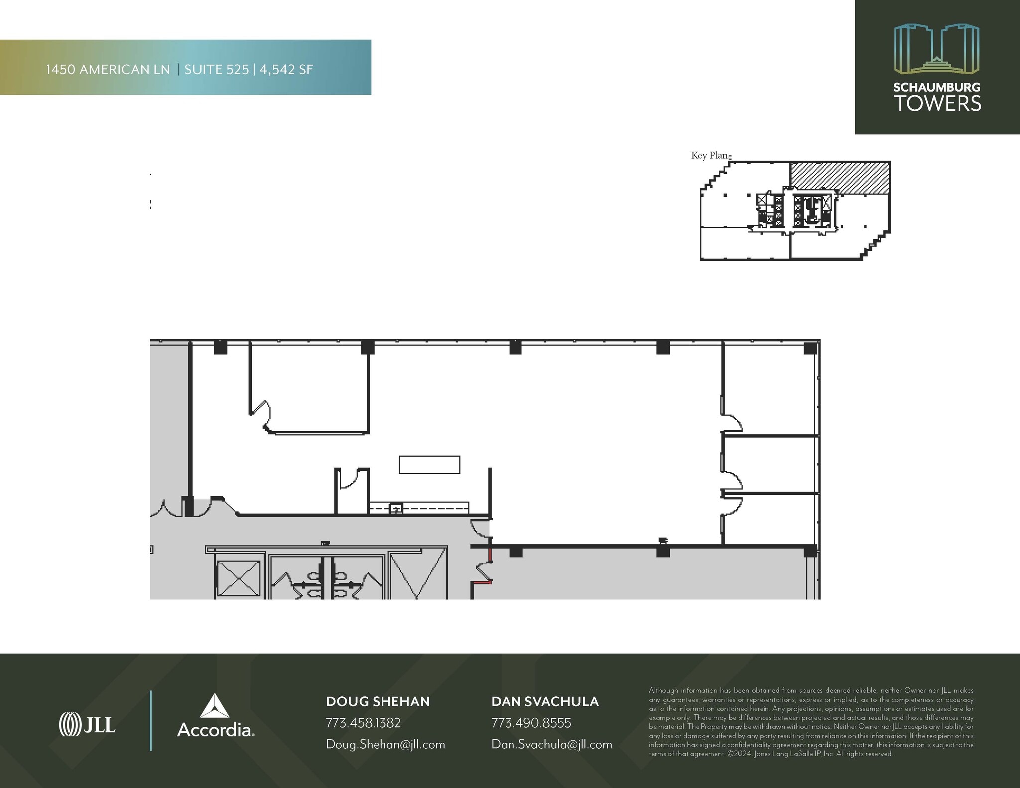 1400 American Ln, Schaumburg, IL à louer Plan d’étage– Image 1 sur 1