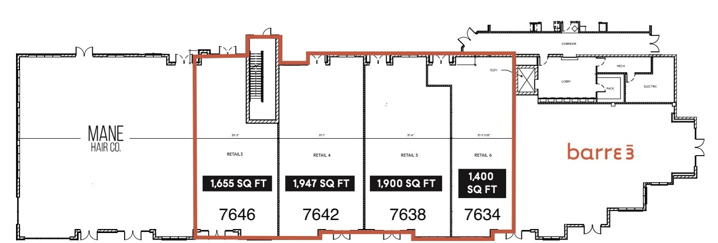 7630-7650 Lisa Ln, Middleton, WI à louer Plan d’étage– Image 1 sur 1