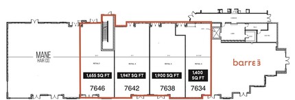 7630-7650 Lisa Ln, Middleton, WI à louer Plan d’étage– Image 2 sur 2