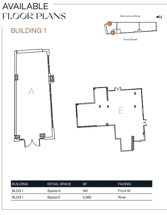 414-508 Front St, Santa Cruz, CA à louer Plan d’étage– Image 1 sur 1