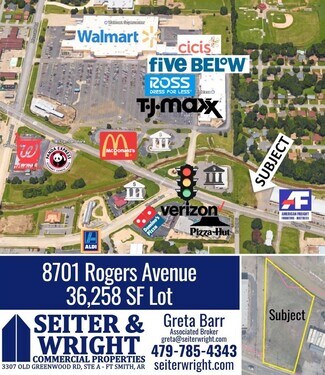 Plus de détails pour 8701 Rogers Ave, Fort Smith, AR - Terrain à vendre