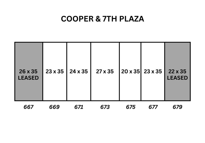 669-677 Cooper St, Monroe, MI à louer - Plan d’étage – Image 2 sur 3