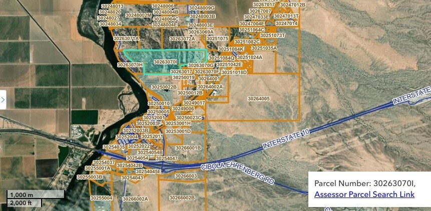 15445 Comber Blvd, Ehrenberg, AZ à louer - Plan de site – Image 1 sur 1