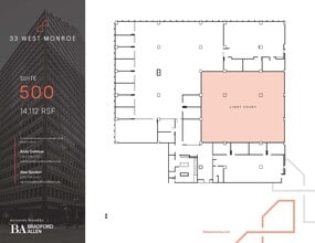 33 W Monroe St, Chicago, IL à louer Plan d’étage– Image 1 sur 3