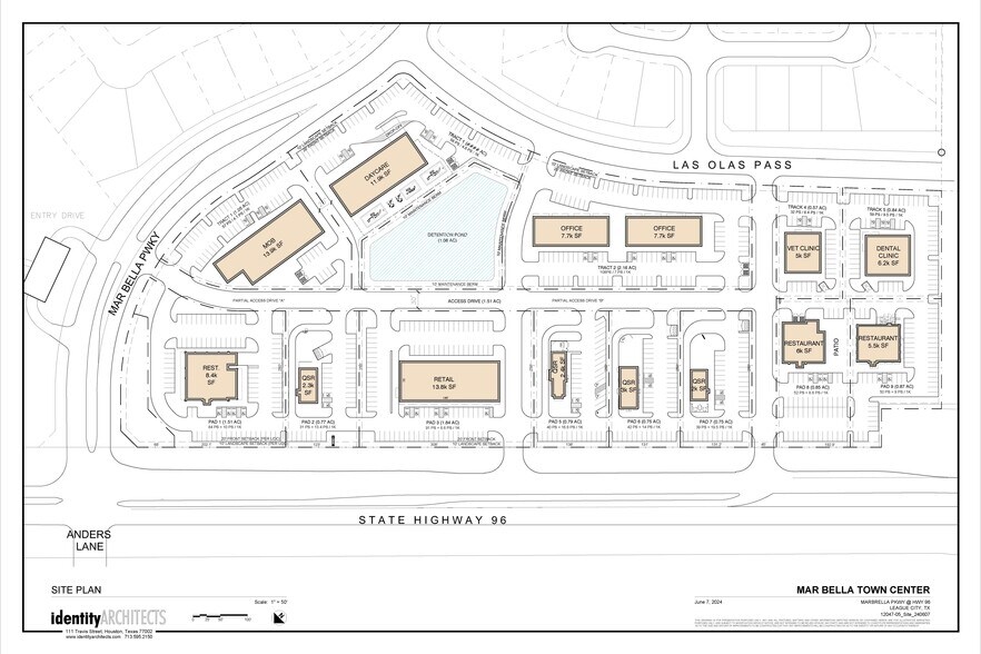 Hwy 96 & Marbella Pky, League City, TX à louer - Plan de site – Image 2 sur 5