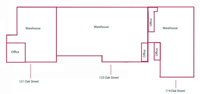 121 Oak St, Manteca, CA à vendre - Plan d’étage – Image 2 sur 2