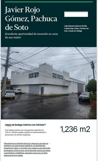 Plus de détails pour Calle Manuel Gutiérrez 198, Pachuca De Soto - Industriel/Logistique à vendre