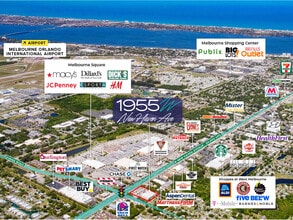 1955 W New Haven Ave, West Melbourne, FL - Vue aérienne  vue de carte
