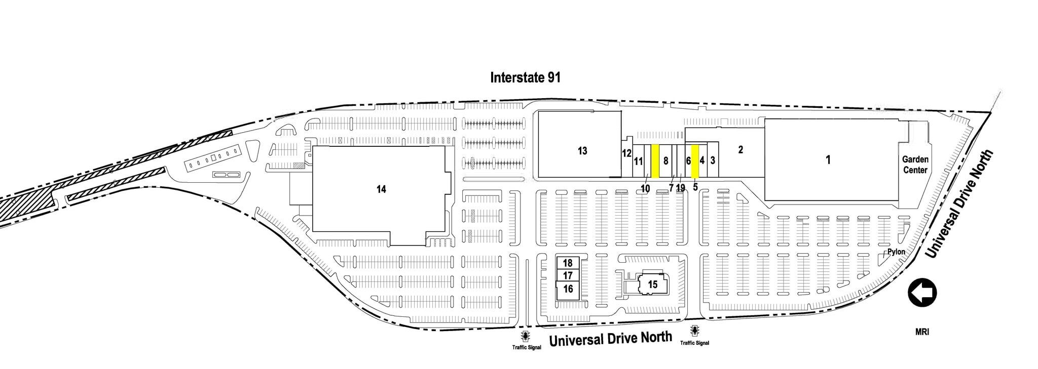 111-555 Universal Dr N, North Haven, CT à louer Plan d’étage– Image 1 sur 1