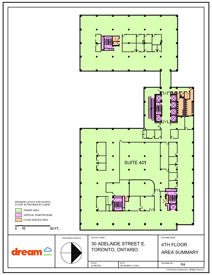 30 Adelaide St E, Toronto, ON à louer Plan d’étage– Image 1 sur 1