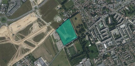 Persan - Vue aérienne  vue de carte