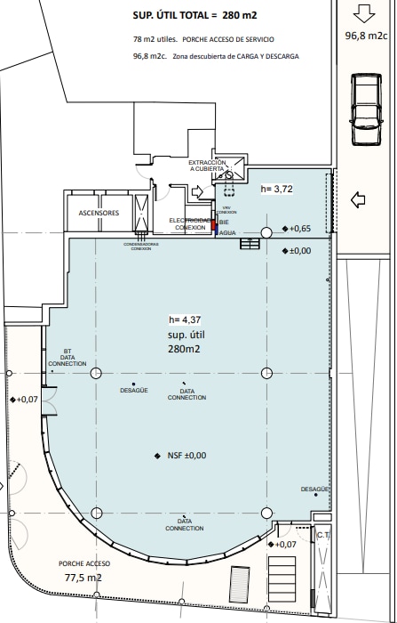 Bureaux/Local commercial dans Madrid, Madrid à louer Plan d’étage type– Image 1 sur 2