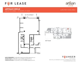 2973 W 7th St, Fort Worth, TX à louer Plan d’étage– Image 1 sur 1