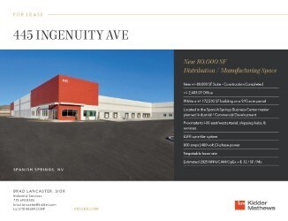 445 Ingenuity Ave, Sparks, NV à louer - Photo de l’immeuble – Image 1 sur 4