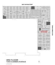 1340 S Damen Ave, Chicago, IL à louer Plan d’étage– Image 1 sur 1