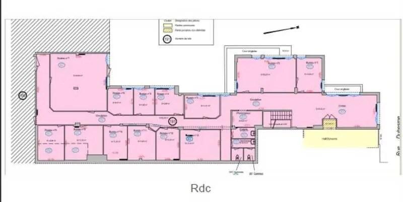 44-46 Rue Duhesme, Paris à louer - Plan d’étage – Image 3 sur 3