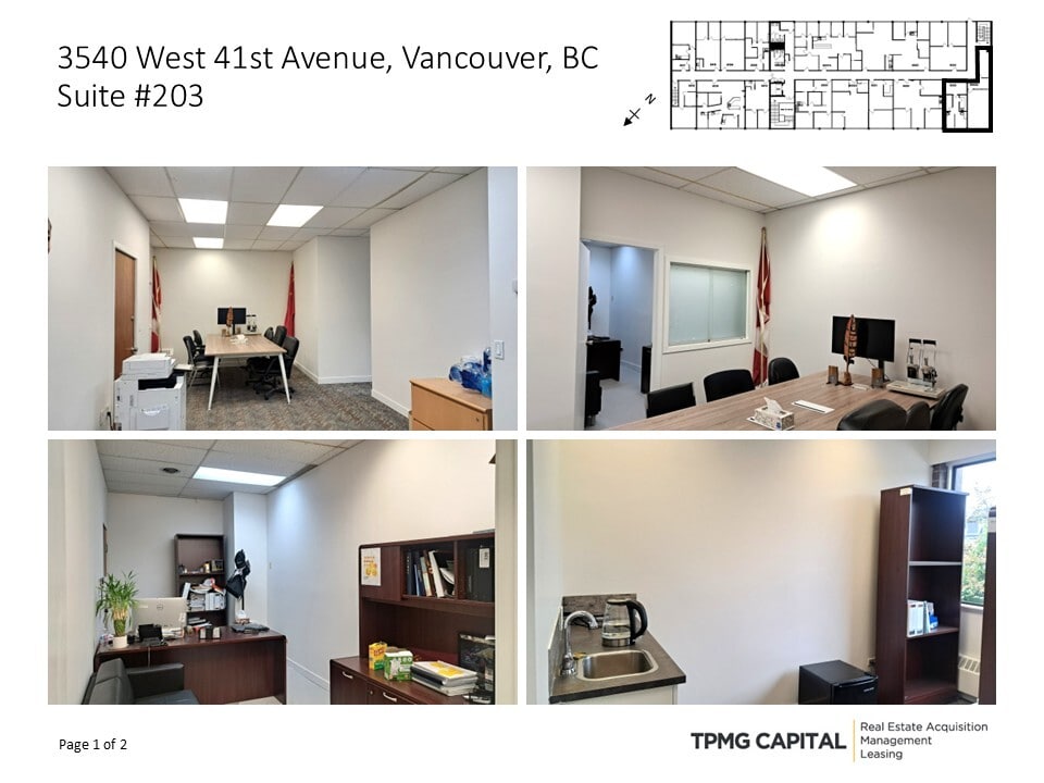 3522-3560 41st Av W, Vancouver, BC à louer Photo intérieure– Image 1 sur 2