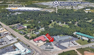 7703 Lee Hwy, Chattanooga, TN - VUE AÉRIENNE  vue de carte - Image1