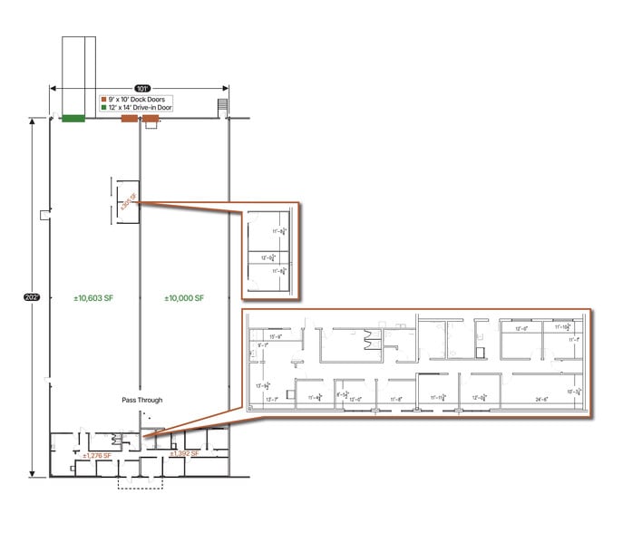 500-514 Matrix Pky, Piedmont, SC à louer - Plan d’étage – Image 3 sur 4