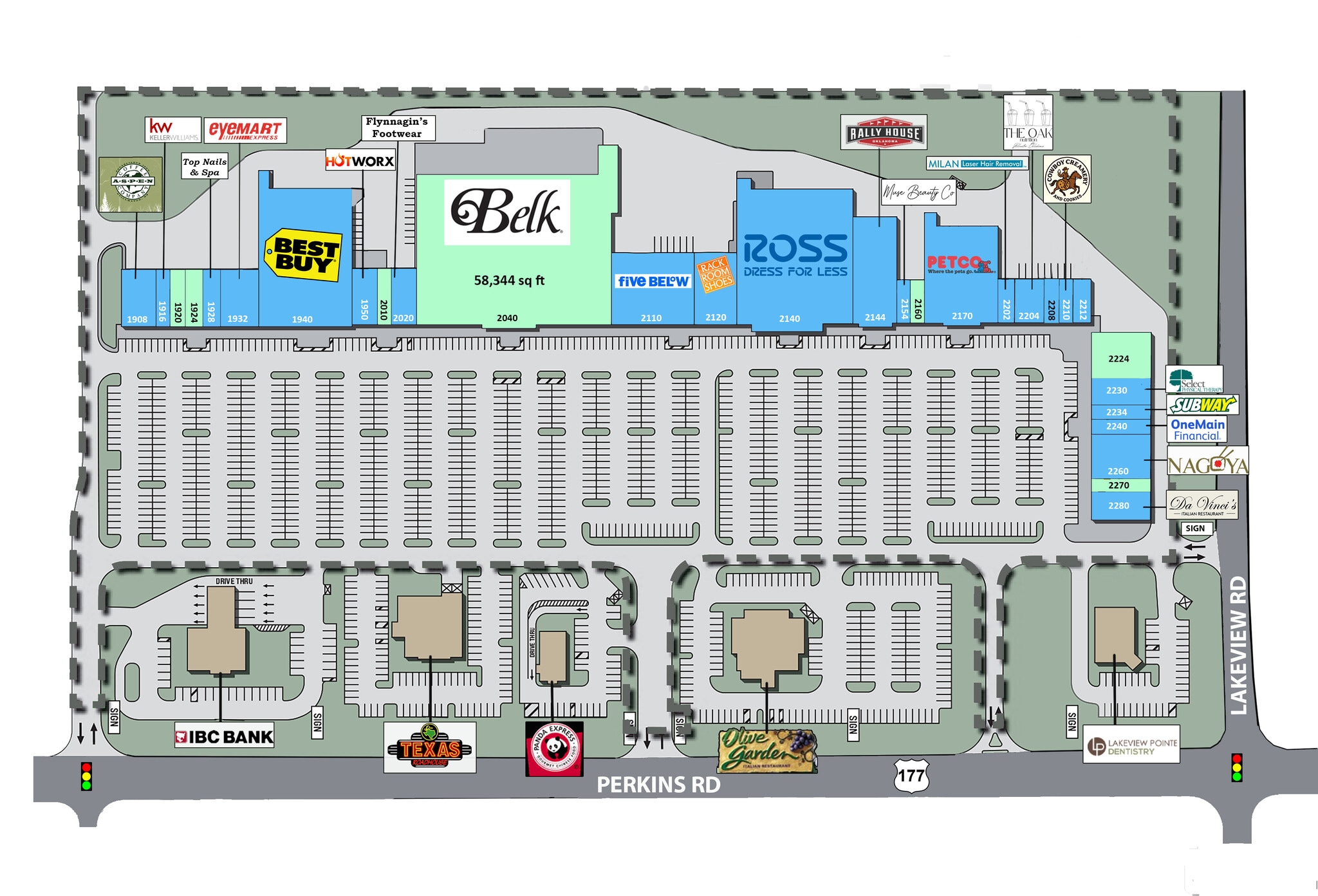 Lakeview & Perkins Rd, Stillwater, OK à louer Plan de site– Image 1 sur 2