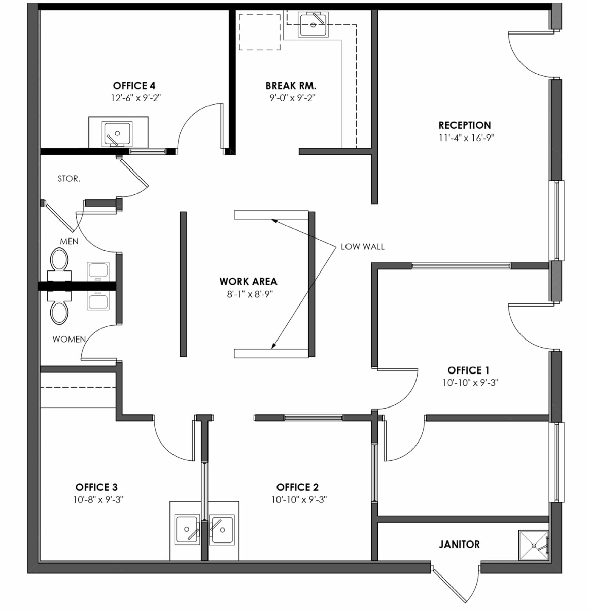 501 W Ray Rd, Chandler, AZ à louer Plan d’étage– Image 1 sur 1
