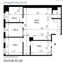 2041 Bancroft Way, Berkeley, CA à louer Plan d’étage– Image 1 sur 1