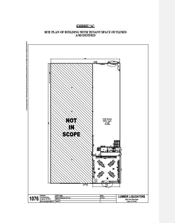 4242 W Broad St, Columbus, OH à louer Plan d’étage– Image 1 sur 3