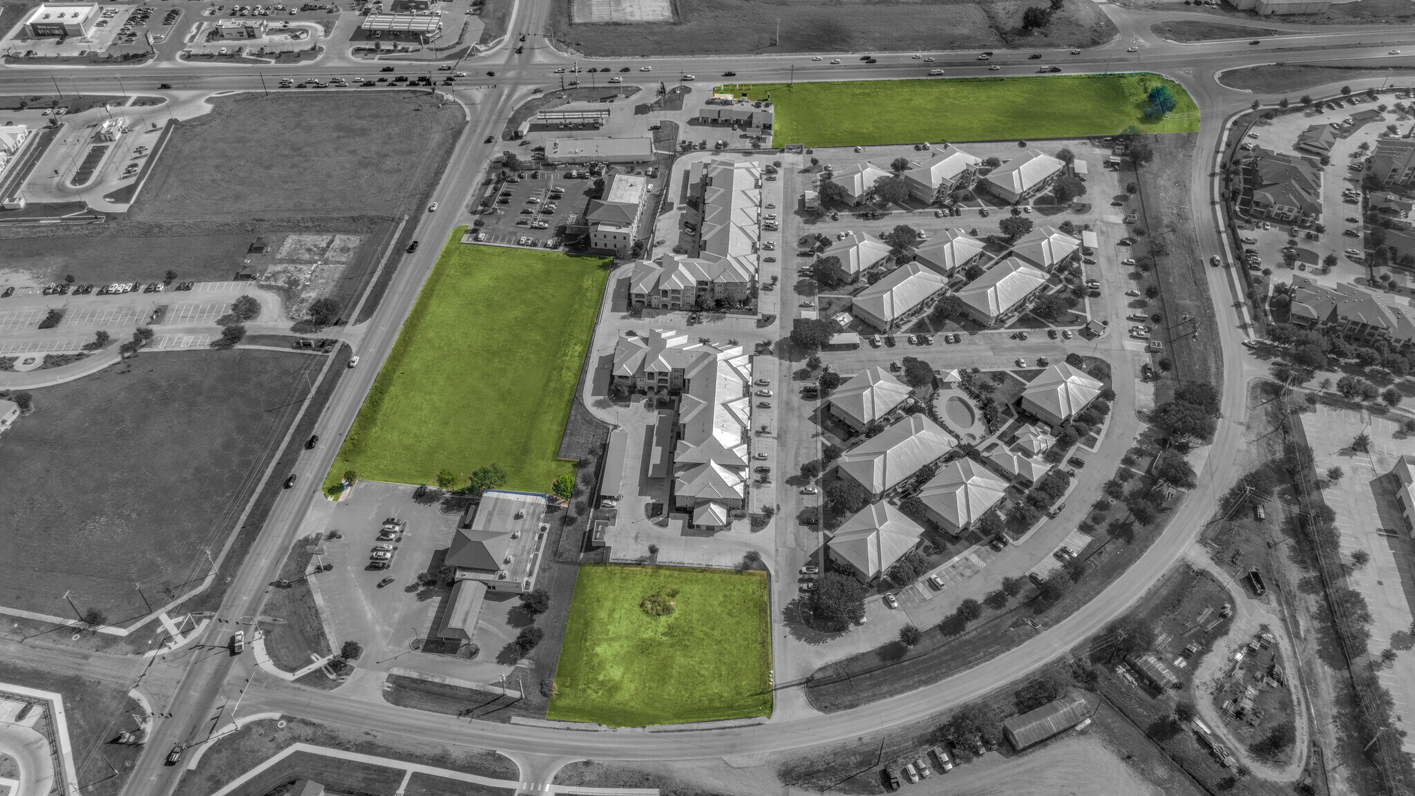 FM 306 & E Common - Prime Pad Site Portfolio portefeuille de 3 biens à vendre sur LoopNet.fr Aérien– Image 1 sur 5