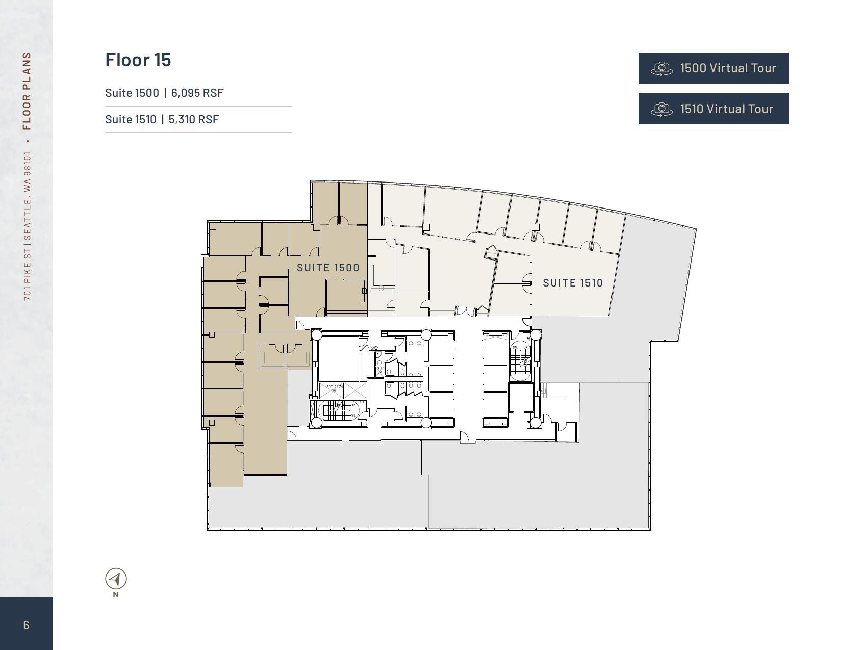 701 Pike St, Seattle, WA à louer Plan d’étage– Image 1 sur 1