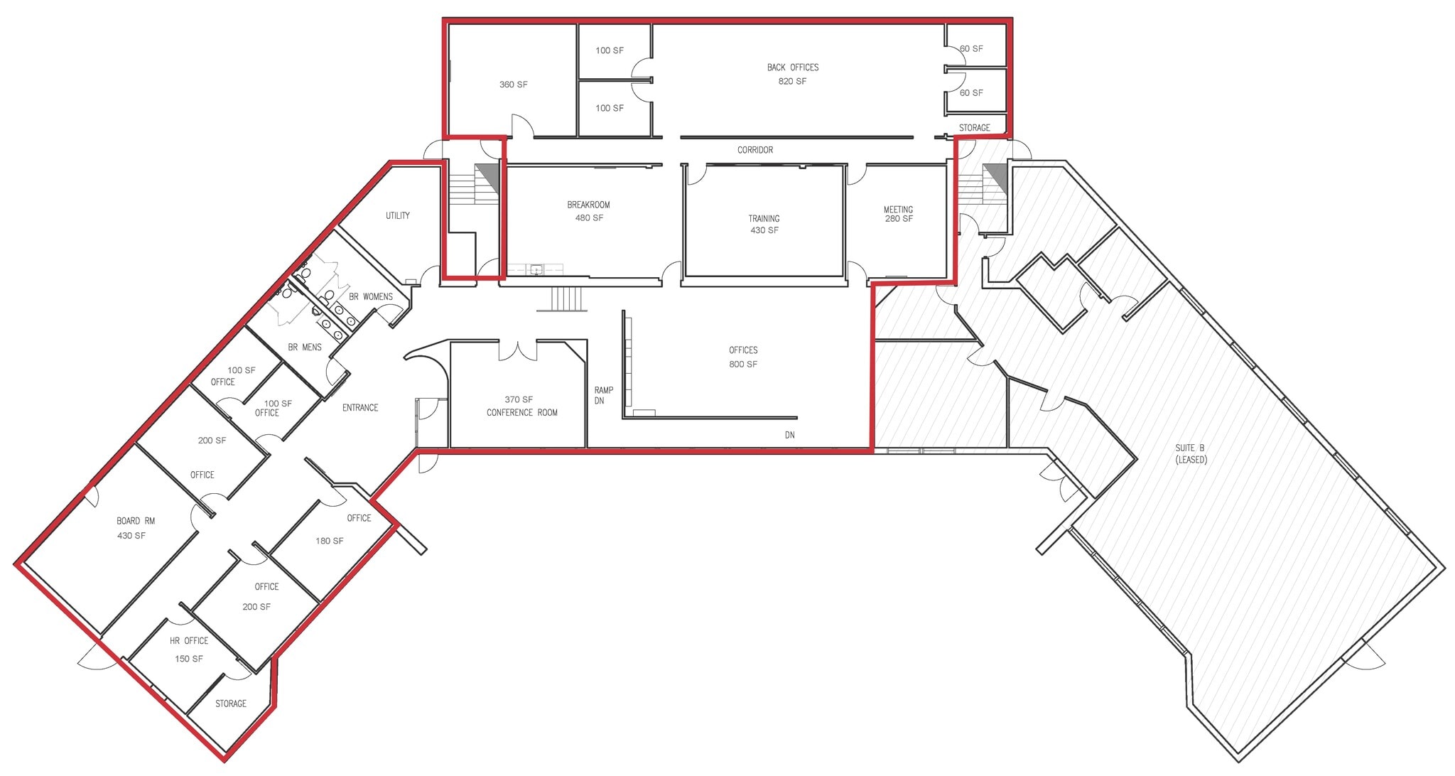 400 Venture Dr, Lewis Center, OH à louer Plan d’étage– Image 1 sur 1