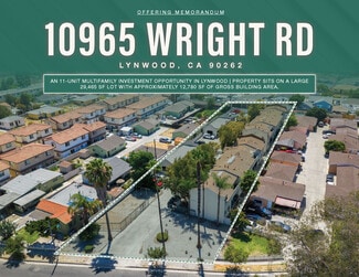 Plus de détails pour 10965 Wright Rd, Lynwood, CA - Logement à vendre