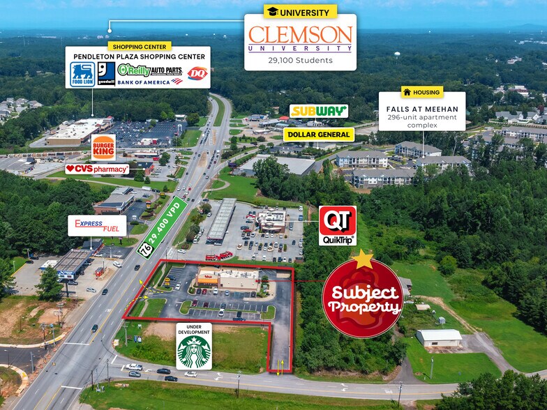 7610 Highway 76, Pendleton, SC à vendre - Aérien – Image 2 sur 6