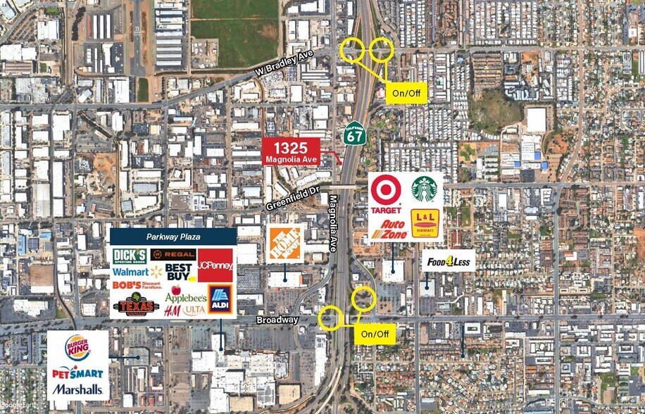 1325 Magnolia Ave, El Cajon, CA à louer - Photo de la ville – Image 2 sur 2