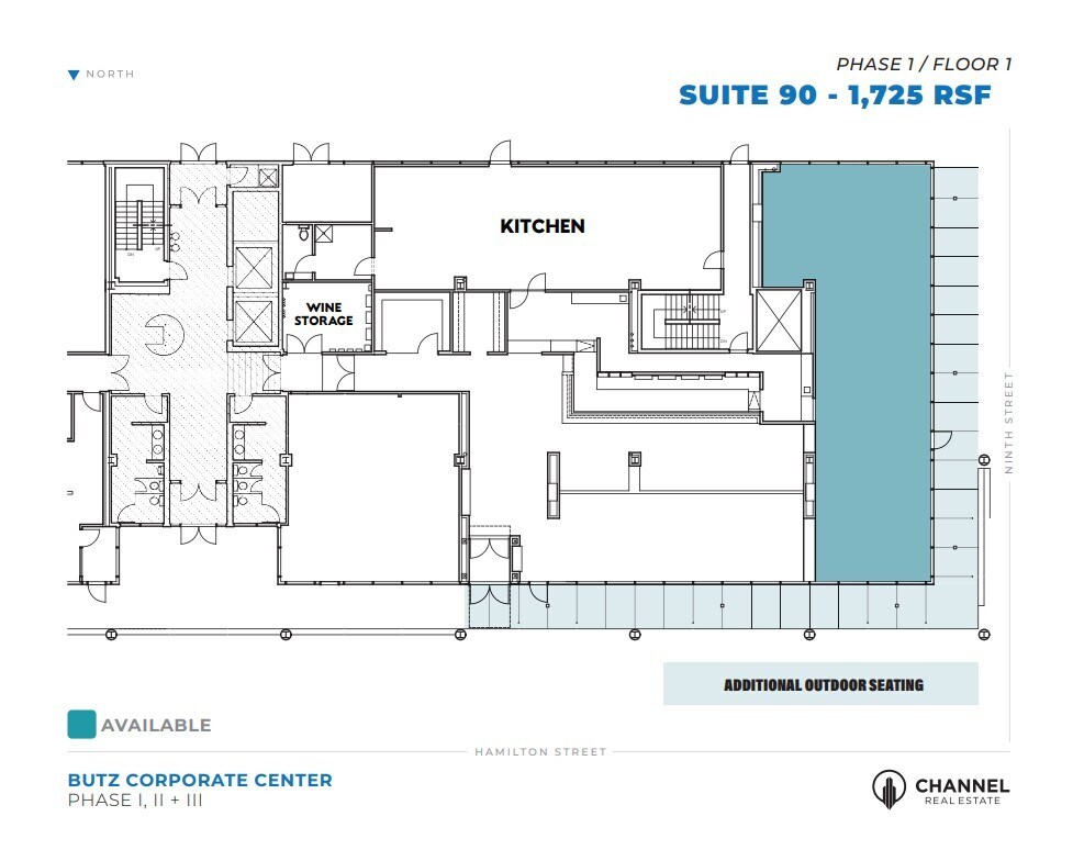 840 W Hamilton St, Allentown, PA à louer Plan d’étage– Image 1 sur 1