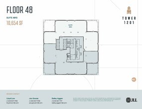 1201 3rd Ave, Seattle, WA à louer Plan d’étage– Image 1 sur 1