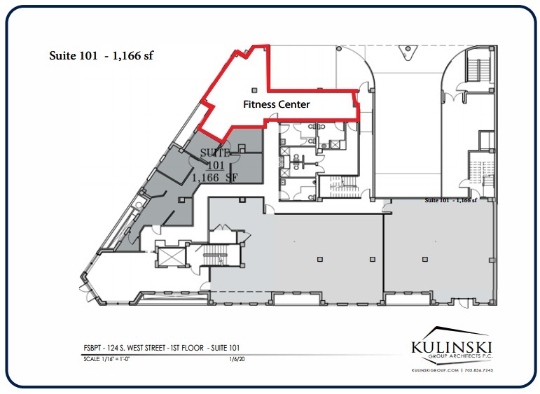 124 S West St, Alexandria, VA à louer Plan d’étage– Image 1 sur 1