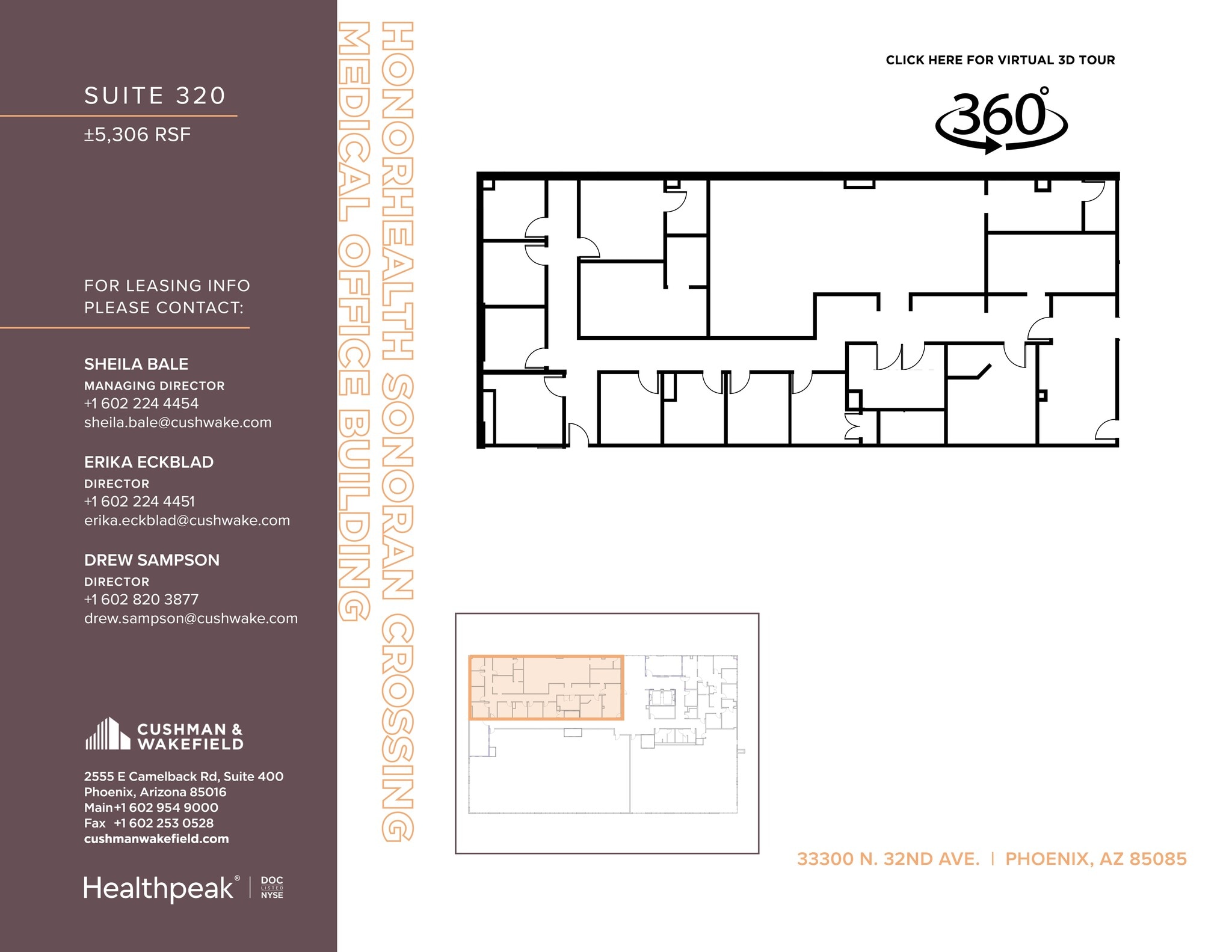 33300 N 32nd Ave, Phoenix, AZ à louer Plan de site– Image 1 sur 1