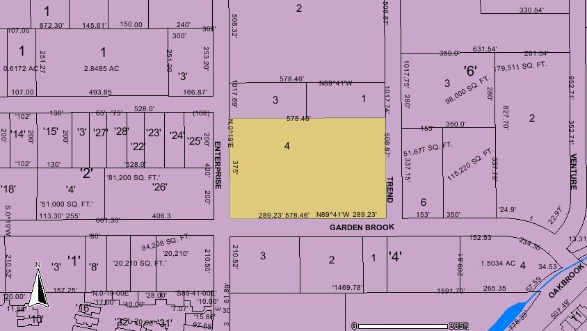 3401 Garden Brook Dr, Farmers Branch, TX à louer - Plan cadastral – Image 2 sur 6