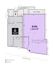 6536 Telegraph Ave, Oakland, CA à louer Plan d’étage– Image 2 sur 7